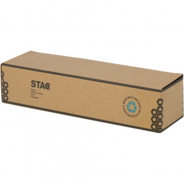 Logotrade promotional merchandise photo of: Kuma bamboo/RCS recycled plastic torch with carabiner